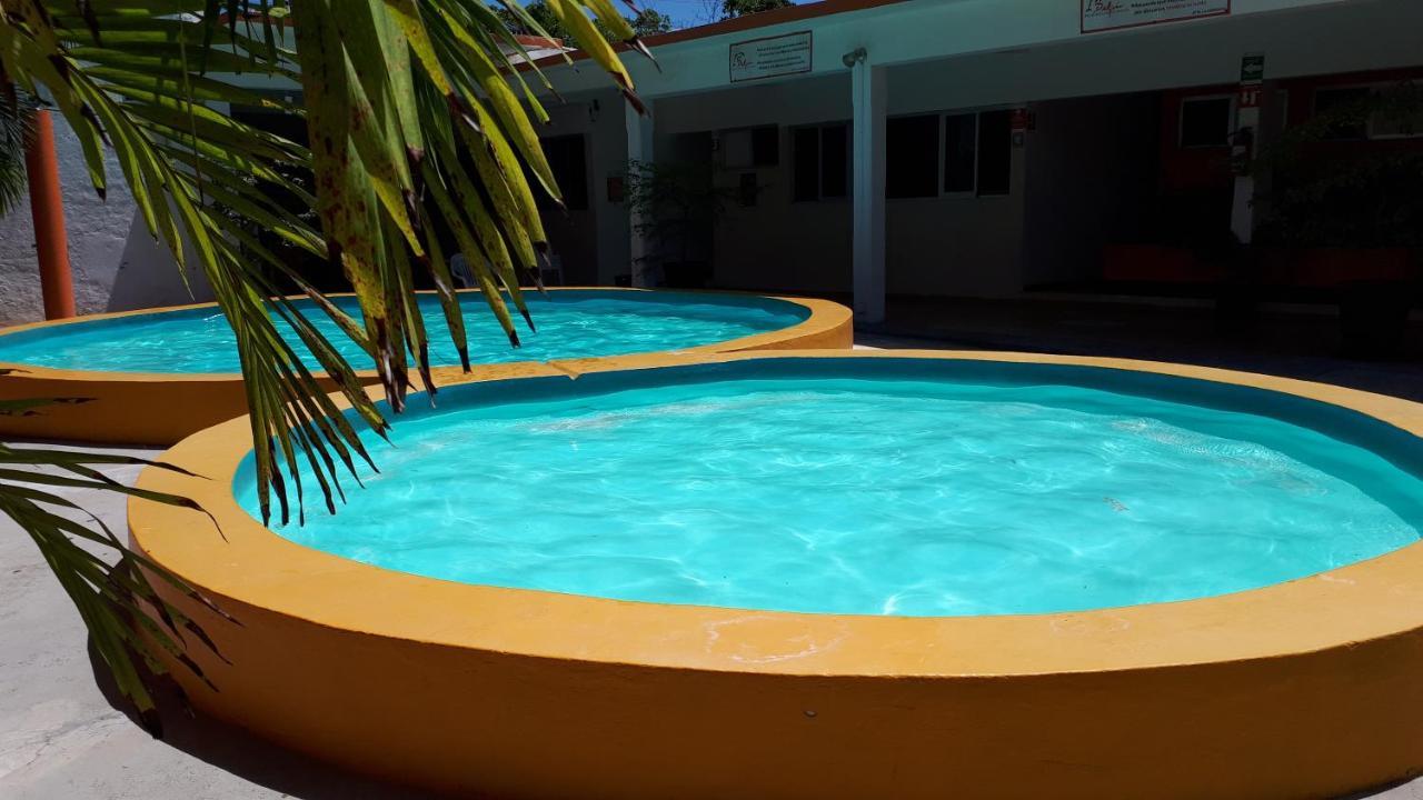 Bungalows Delfin Hotel Playa Azul Bagian luar foto